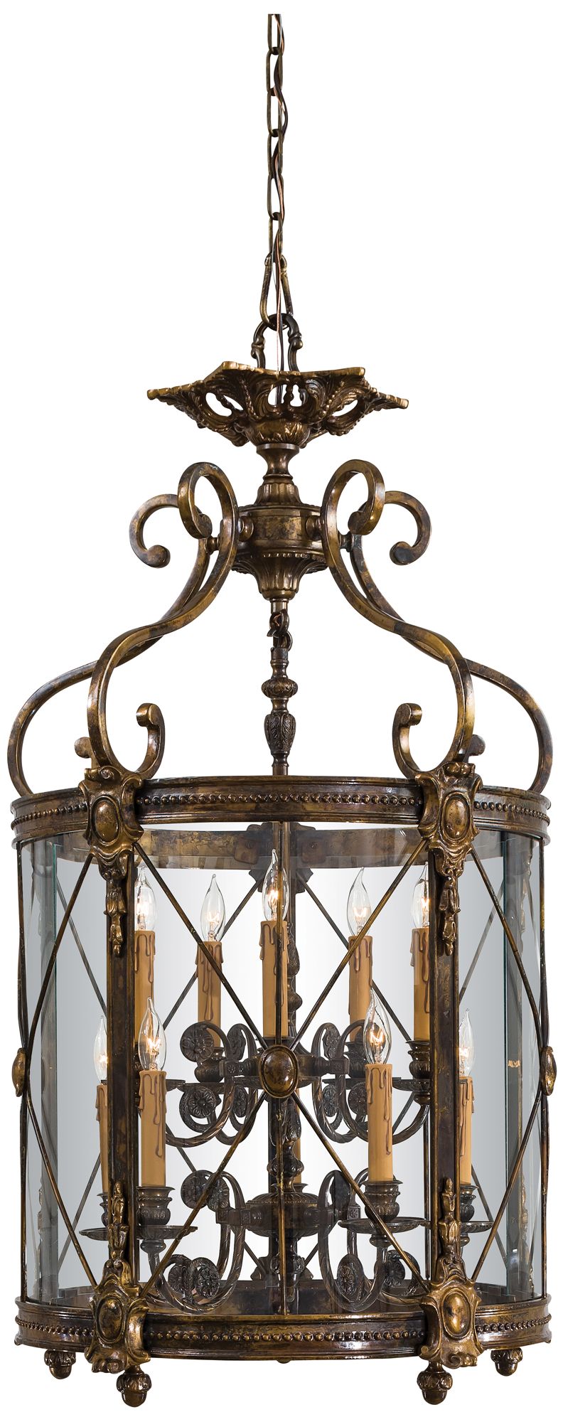 Metropolitan 10-Light 22.04-in Bronze Oxide Chandelier