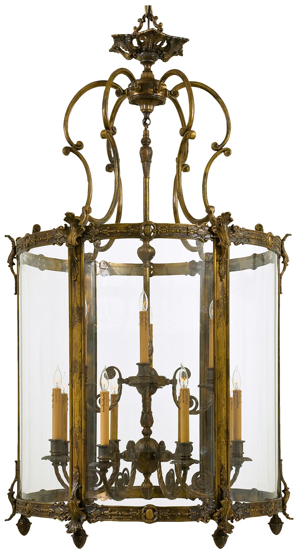 Metropolitan 12-Light 31.1-in Oxide Brass Chandelier