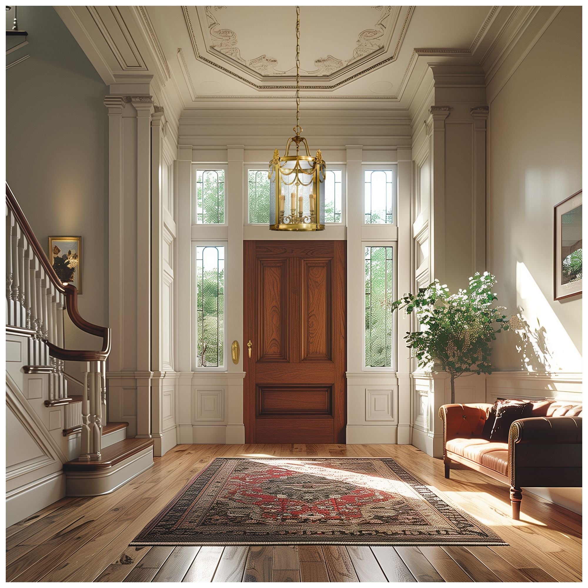 Metropolitan 4-Light 15.25-in Dore Gold Chandelier