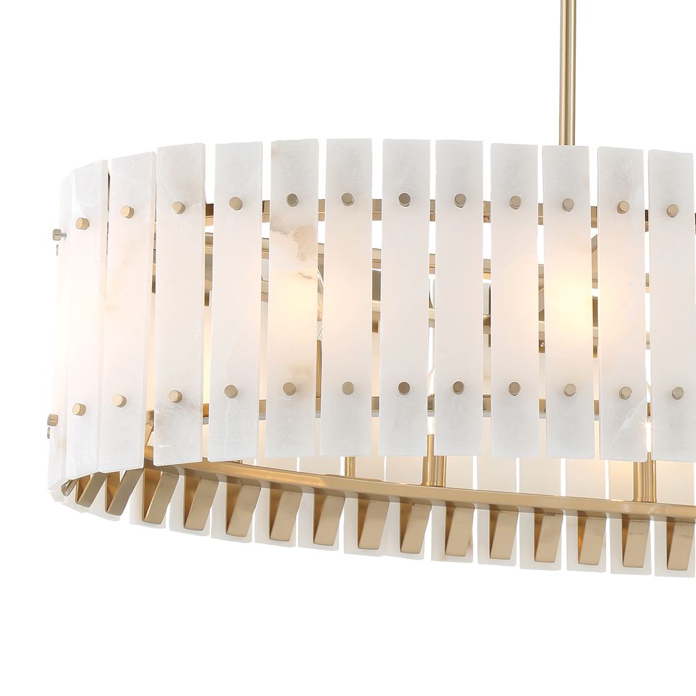 Metropolitan Bardon 5-Light 48.24-in Celeste Chandelier
