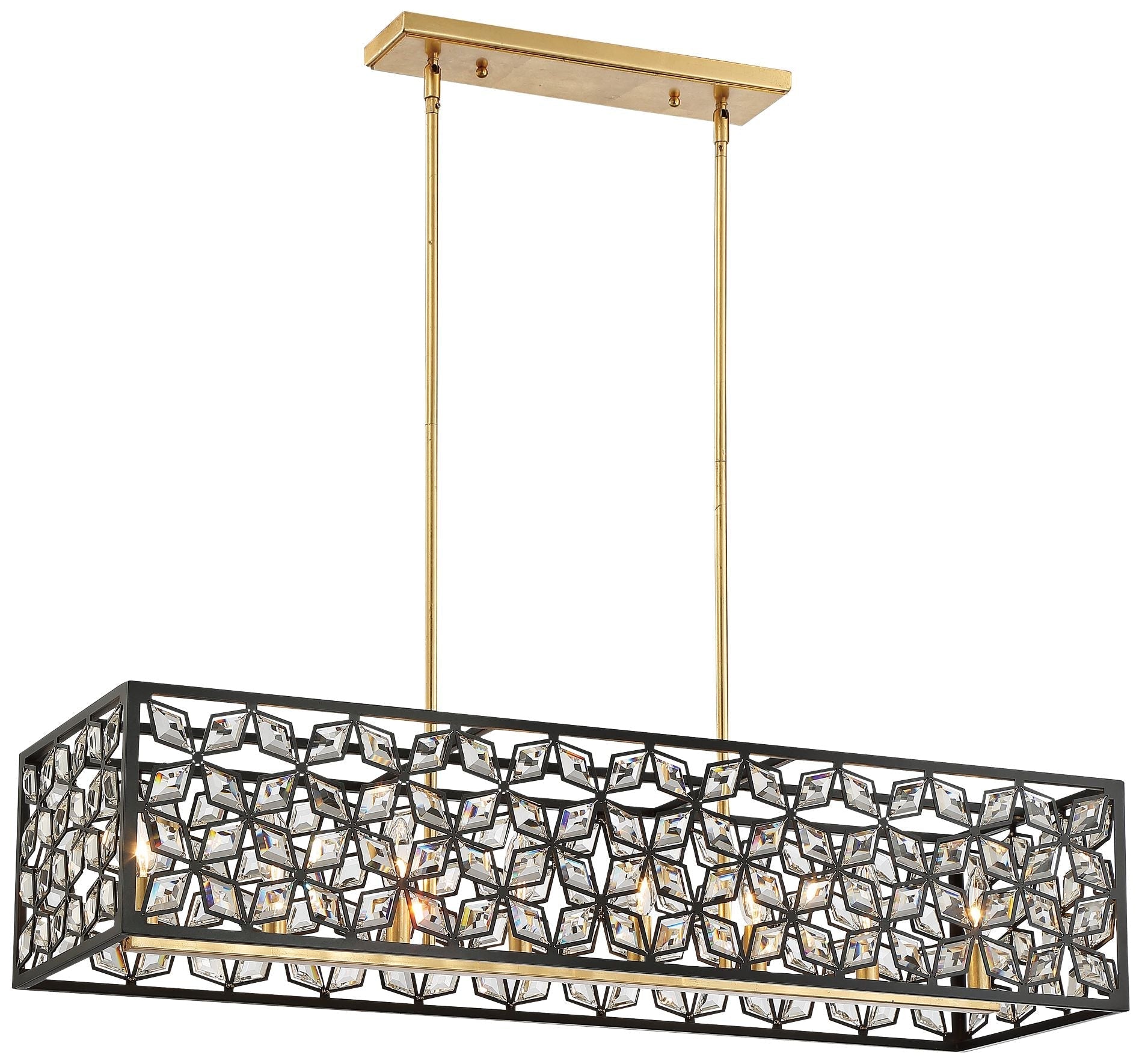 Metropolitan Brookcrest 39.25" Wide Crystal Chandelier