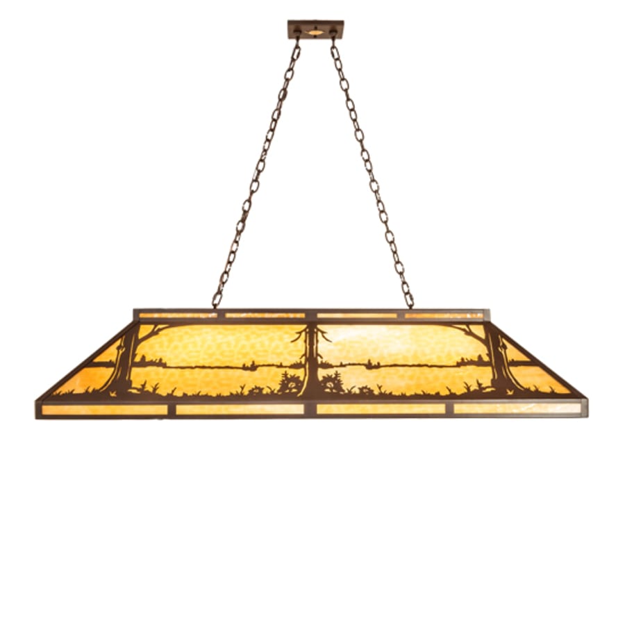 Quiet Pond 9-Light 61" Wide Linear Pendant