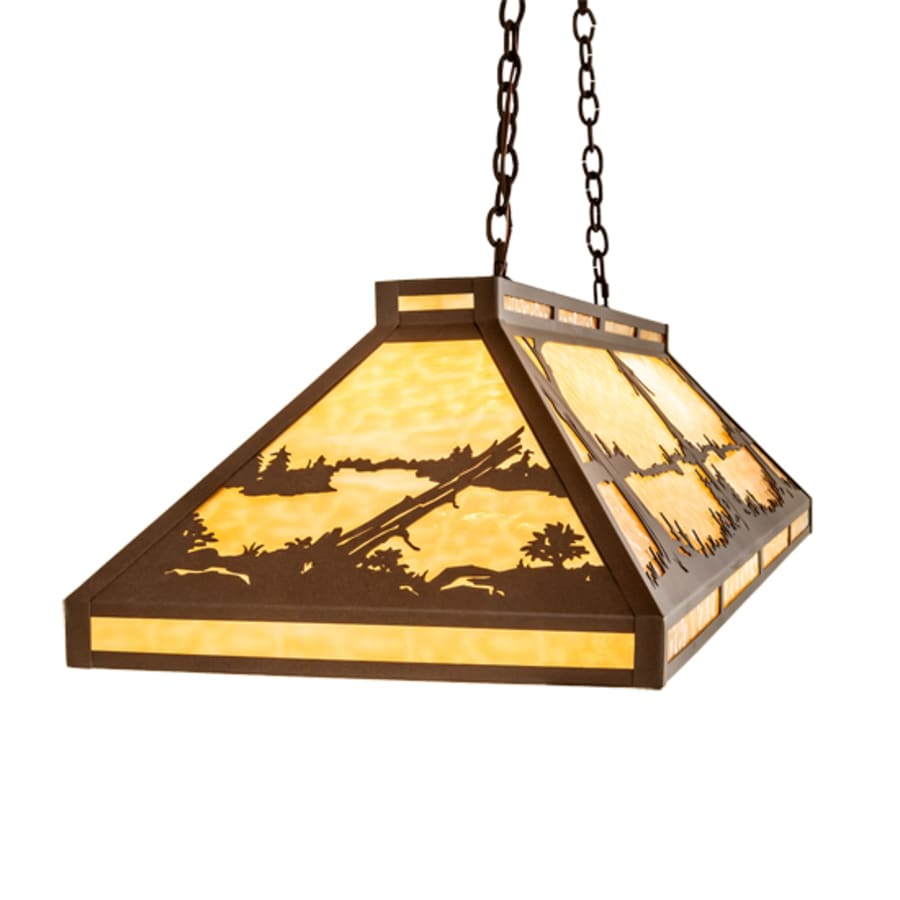 Quiet Pond 9-Light 61" Wide Linear Pendant