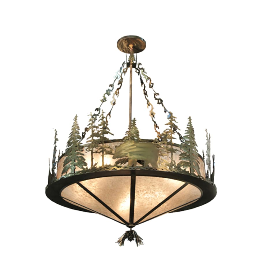 Wildlife 10-Light 62" Wide Pendant