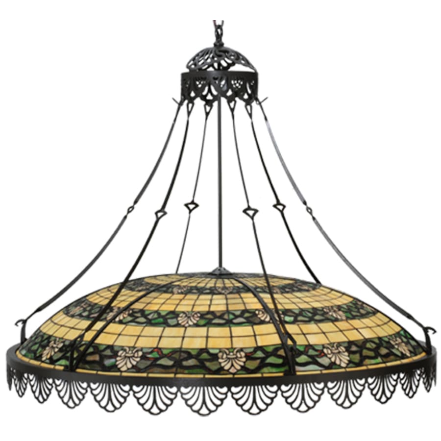 Shell and Ribbon 8-Light 43" Wide Pendant