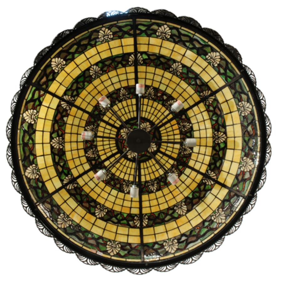 Shell and Ribbon 8-Light 43" Wide Pendant