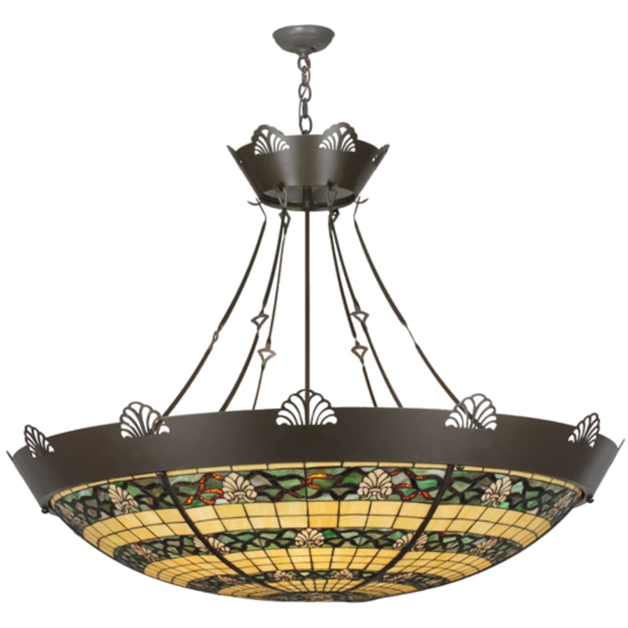Shell and Ribbon 8-Light 48" Wide Pendant