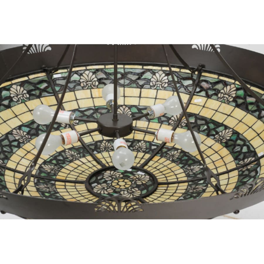 Shell and Ribbon 8-Light 48" Wide Pendant