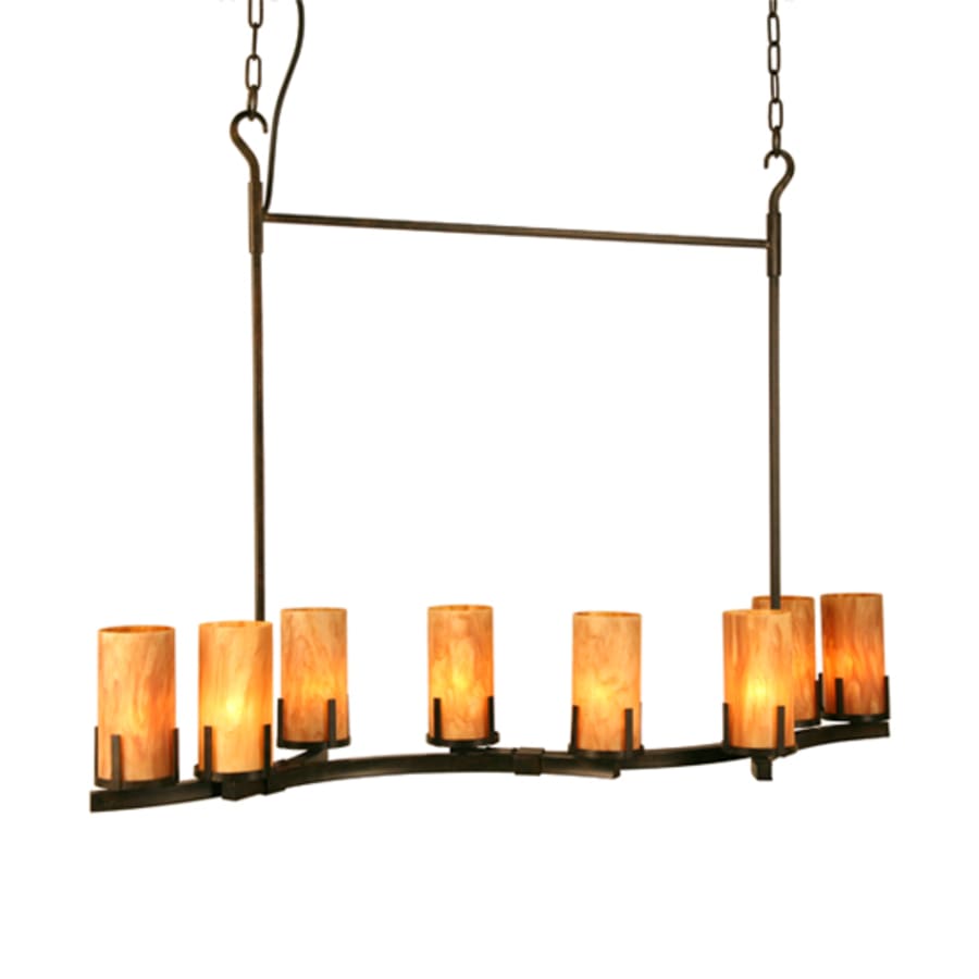 Cero 8-Light 52" Wide Pillar Candle Linear Pendant