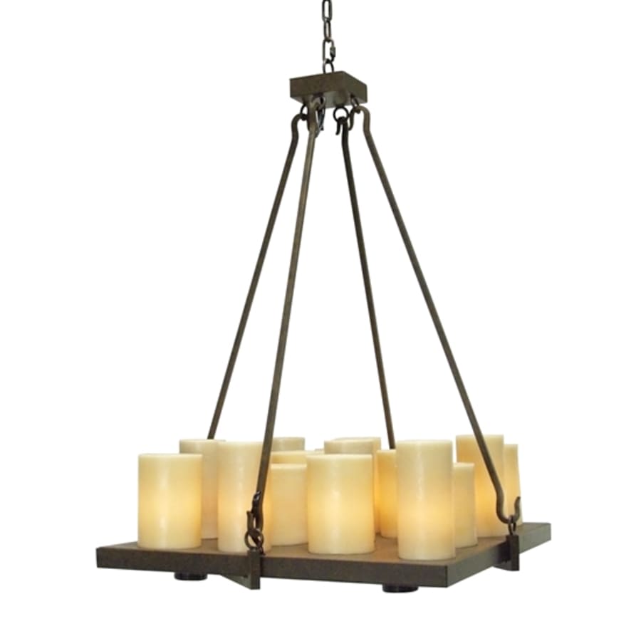 Altar 17-Light 42" Wide Pillar Candle Pendant