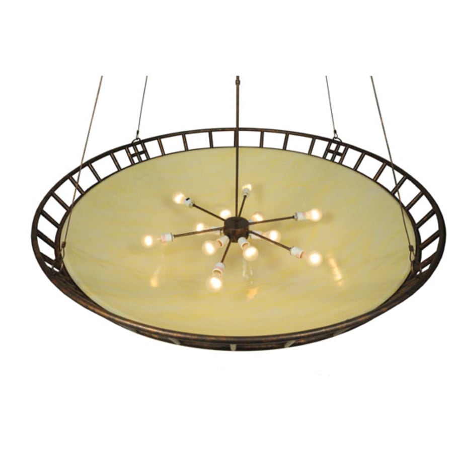 Flowing Cross 12-Light 60" Wide Pendant