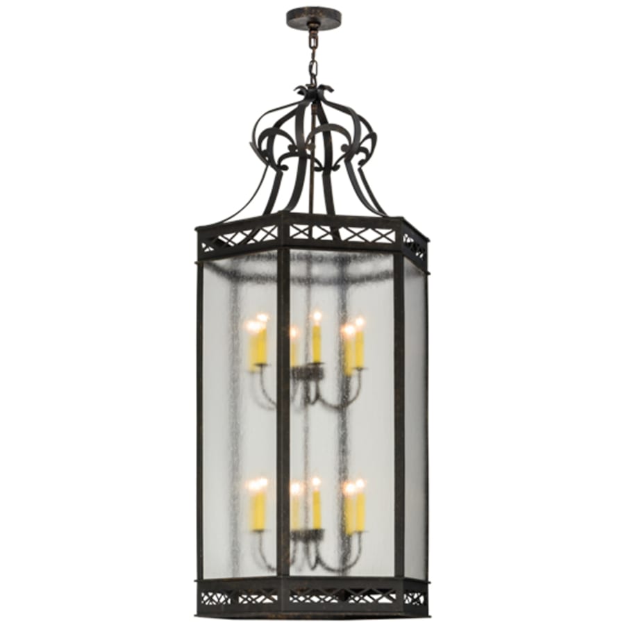 Estancia 12-Light 27" Wide Taper Candle Pendant