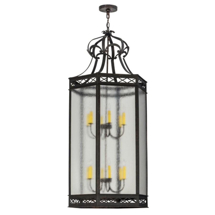 Estancia 12-Light 27" Wide Taper Candle Pendant