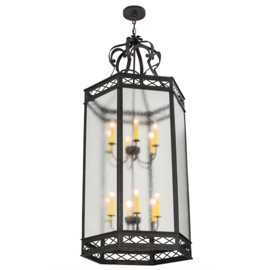 Estancia 12-Light 27" Wide Taper Candle Pendant