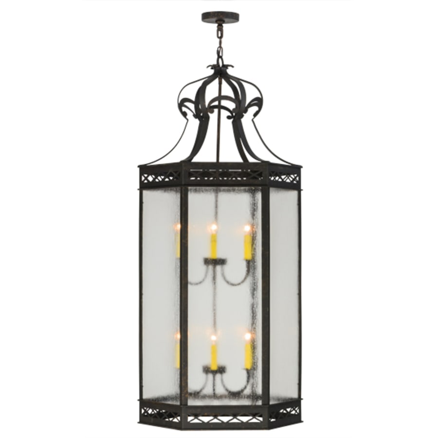 Estancia 12-Light 27" Wide Taper Candle Pendant