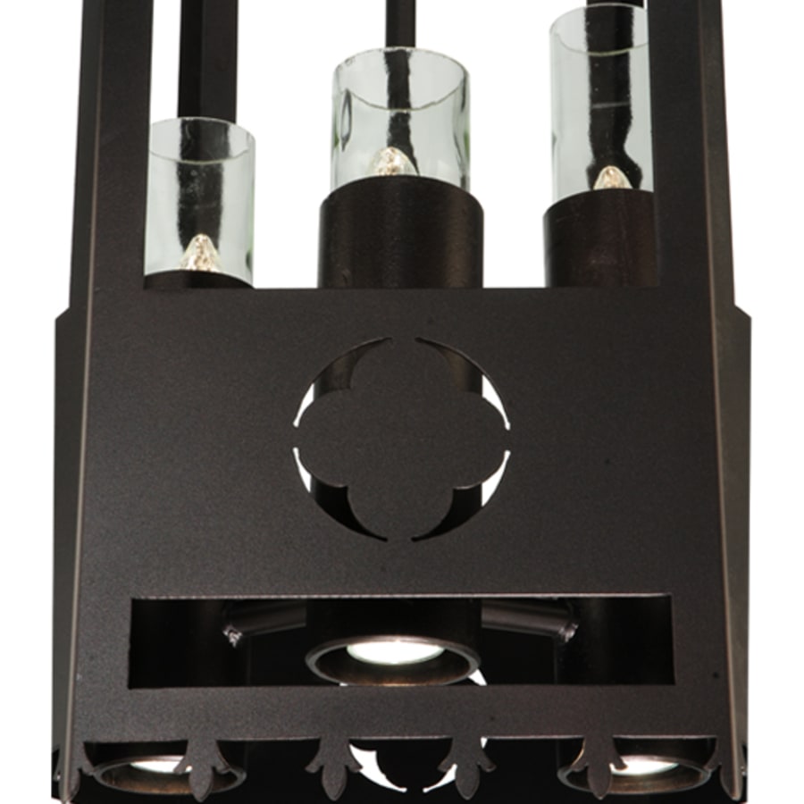 Woolf 3-Light 24" Wide Pillar Candle Pendant detail view 5