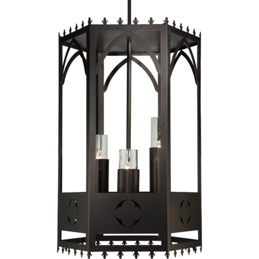 Woolf 3-Light 24" Wide Pillar Candle Pendant detail view 13