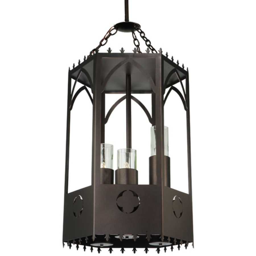 Woolf 3-Light 20" Wide Pillar Candle Pendant