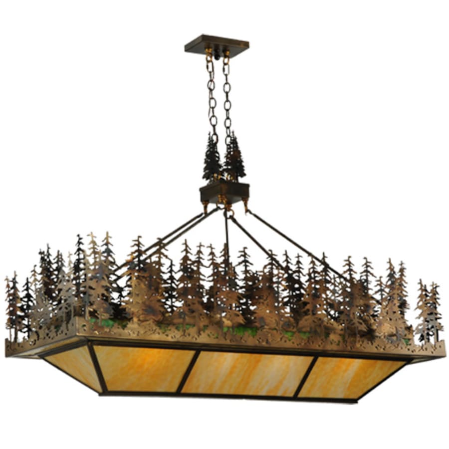 Pine Lake 8-Light 60" Wide Linear Pendant