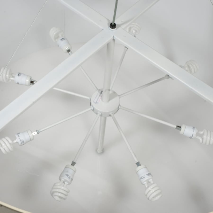 Cilindro Natural 8-Light 48" Wide Suspension Pendant