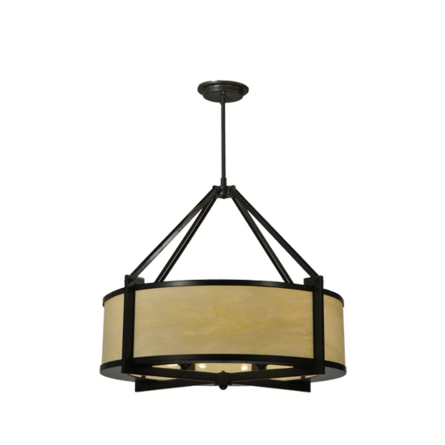 Cross Hatch 4-Light 30" Wide Pendant