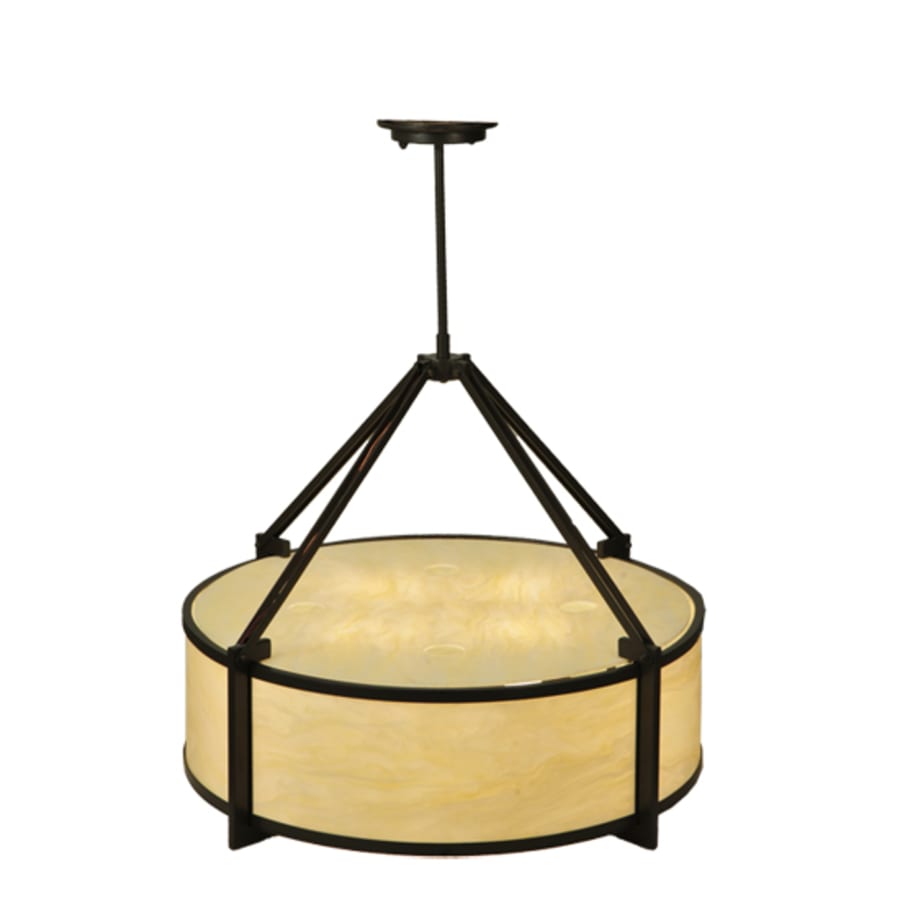 Cross Hatch 4-Light 30" Wide Pendant