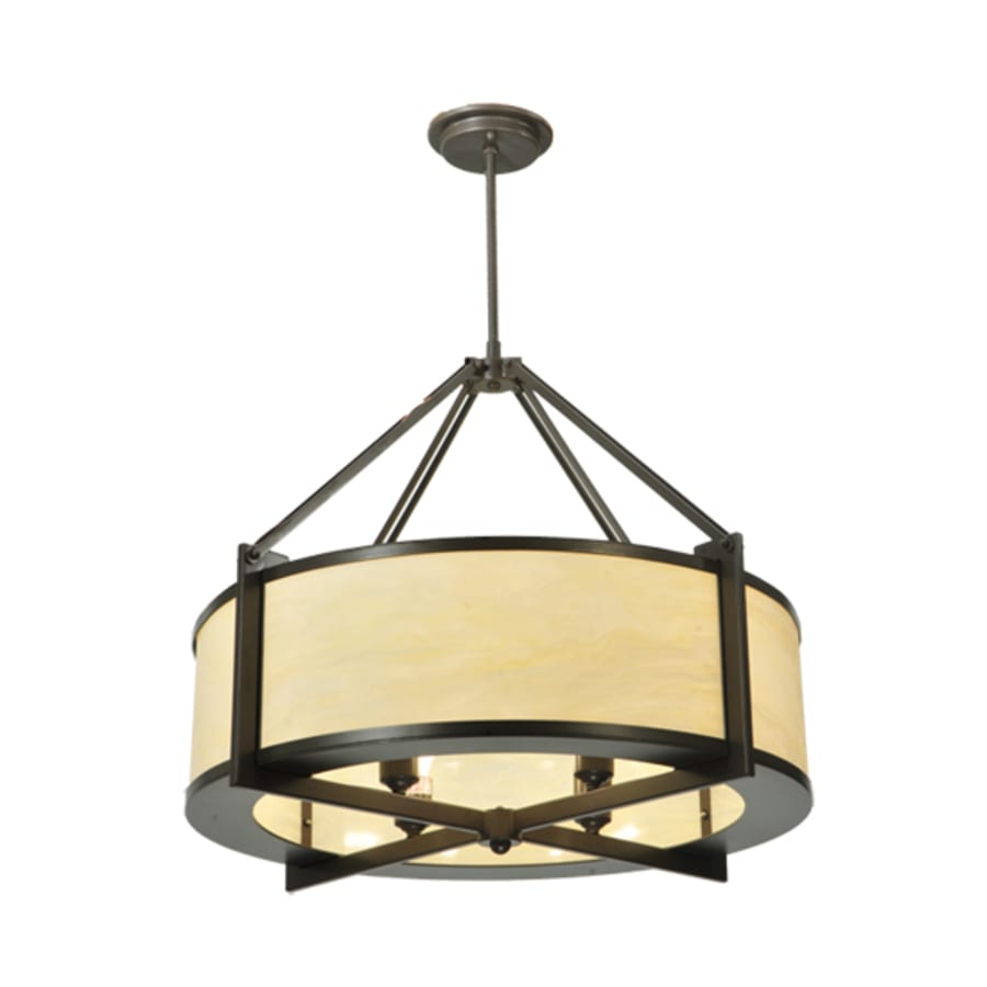 Cross Hatch 4-Light 30" Wide Pendant