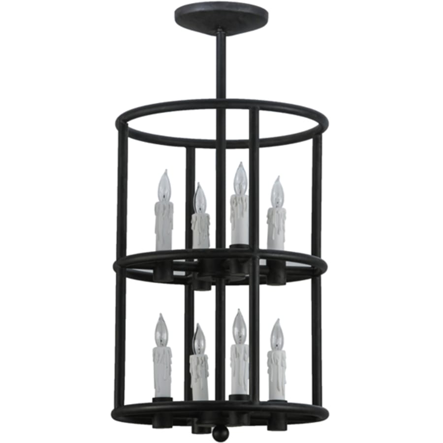 Cilindro Air 8-Light 16" Wide Taper Candle Pendant