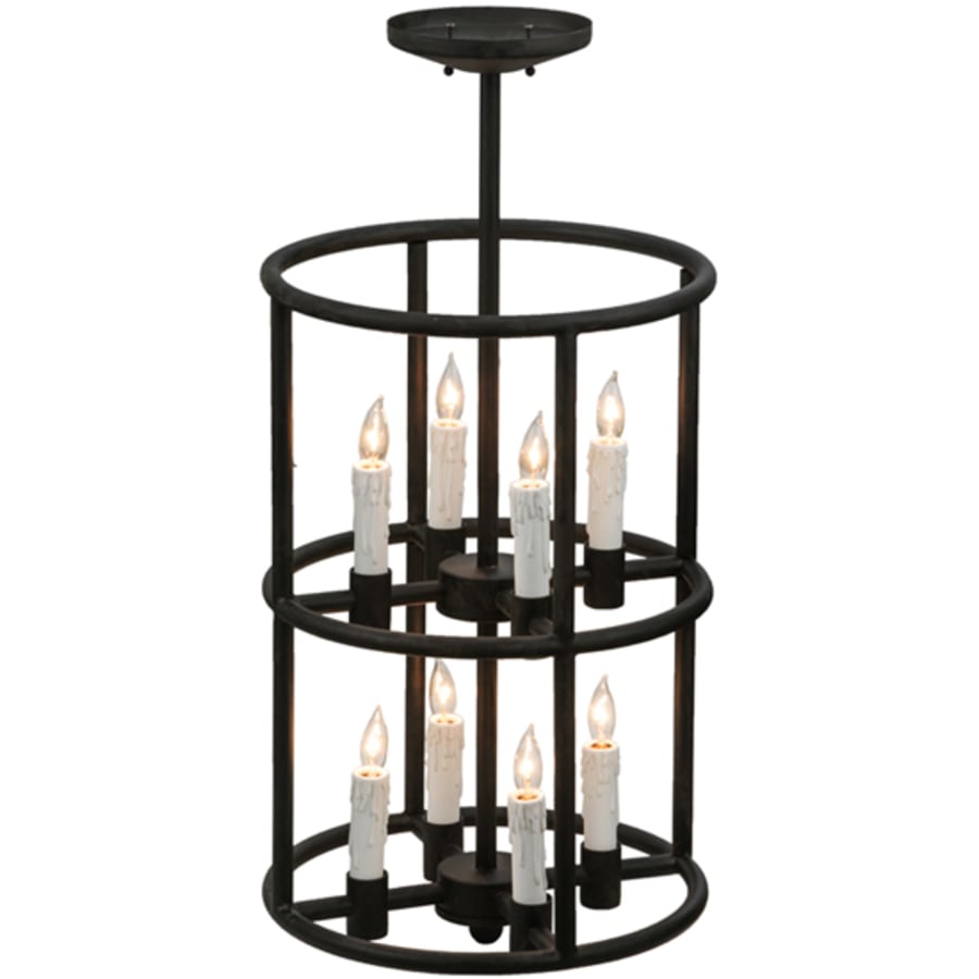 Cilindro Air 8-Light 16" Wide Taper Candle Pendant