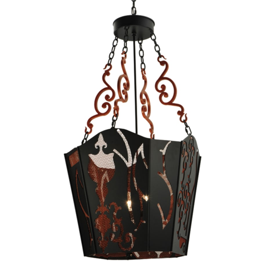 Panier Wasre 4-Light 26" Wide Taper Candle Pendant