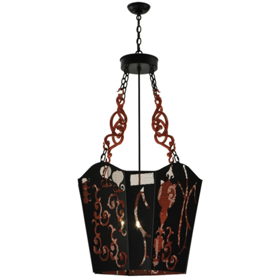 Panier Wasre 4-Light 26" Wide Taper Candle Pendant
