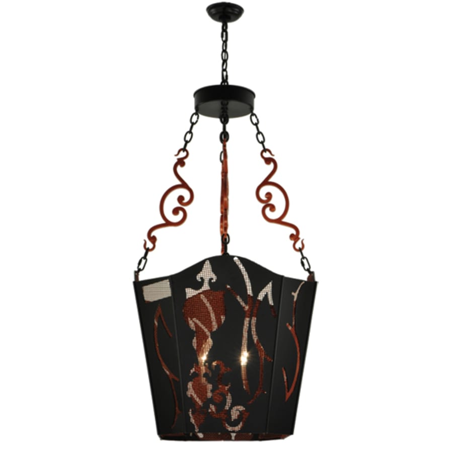 Panier Wasre 4-Light 26" Wide Taper Candle Pendant