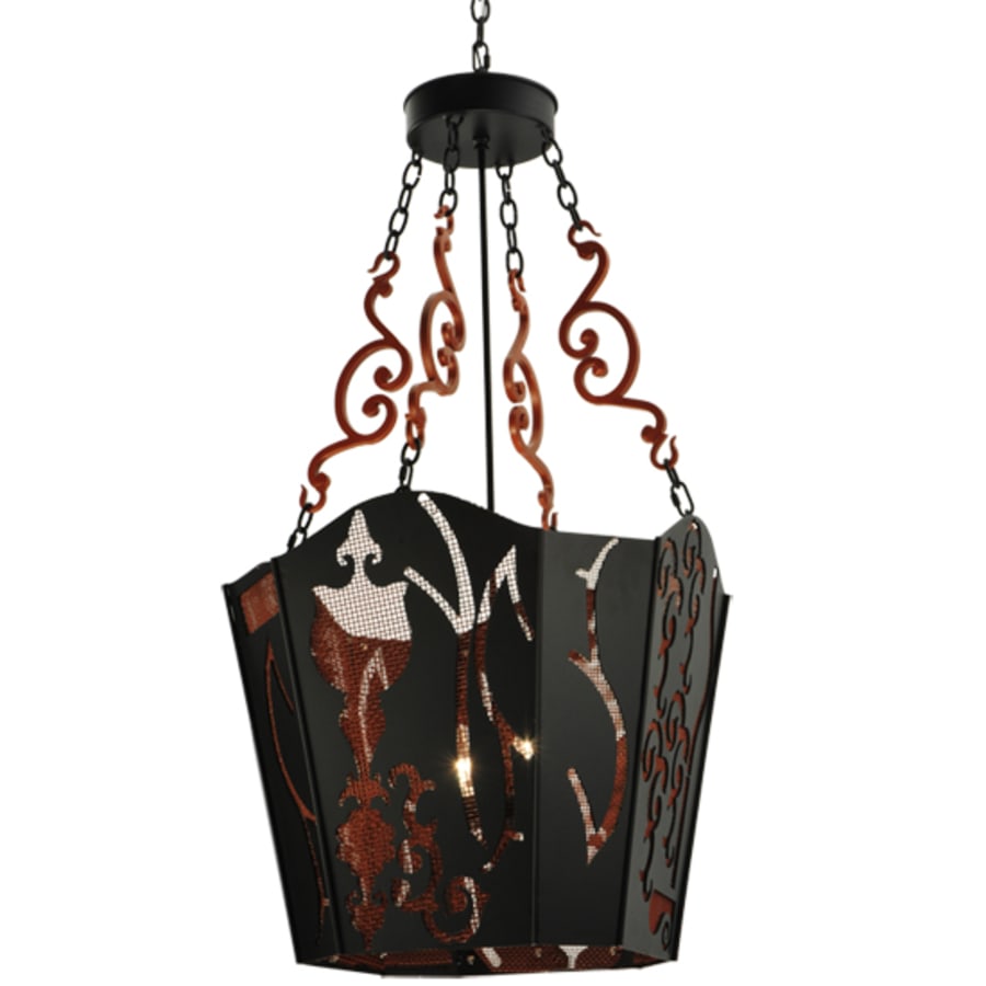Panier Wasre 4-Light 26" Wide Taper Candle Pendant