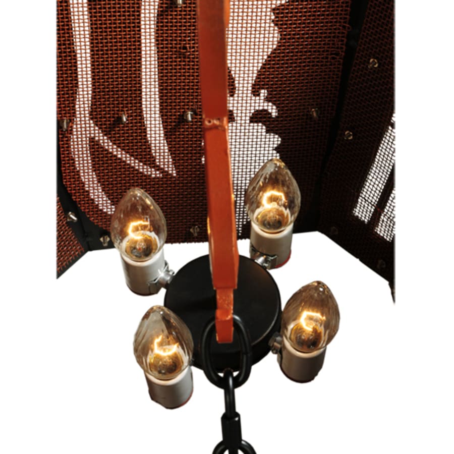 Panier Wasre 4-Light 26" Wide Taper Candle Pendant