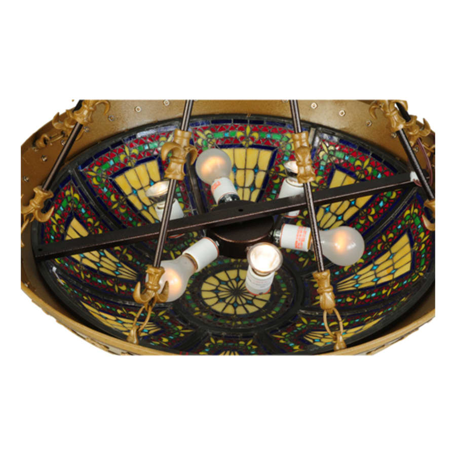 Fleur-de-lis 3-Light 28" Wide Pendant