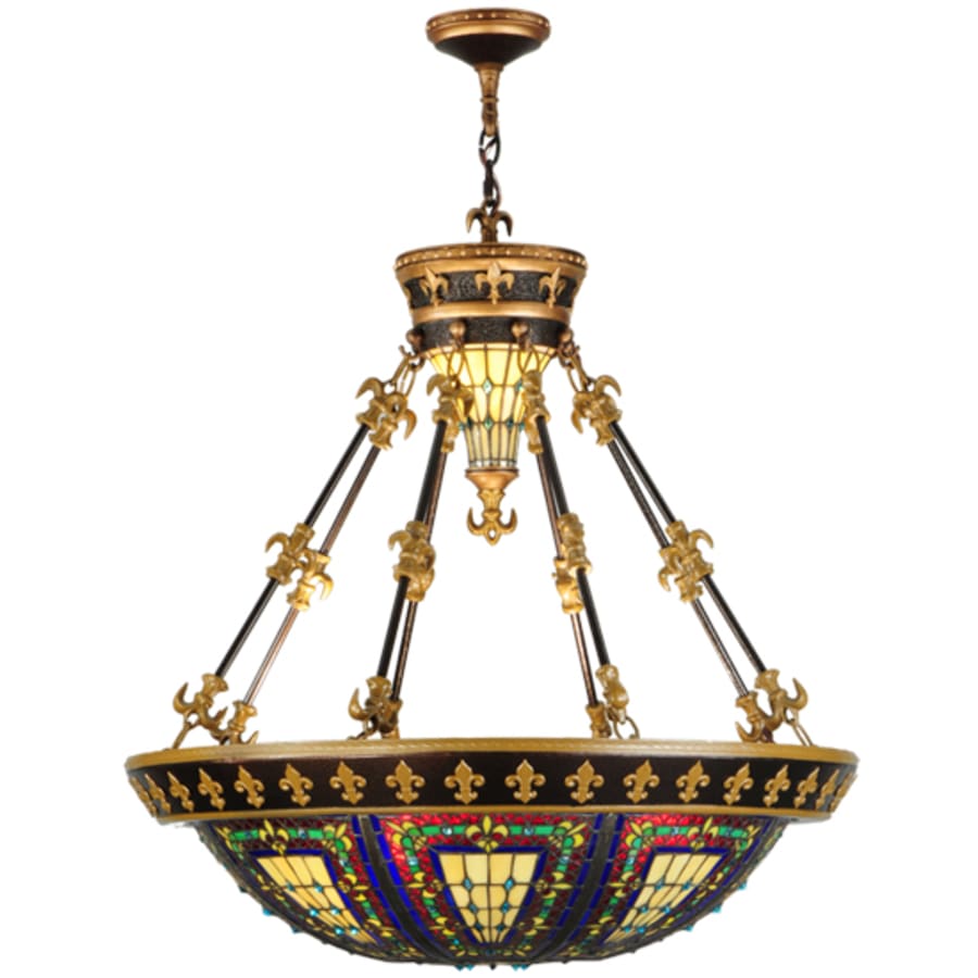Fleur-de-lis 3-Light 28" Wide Pendant