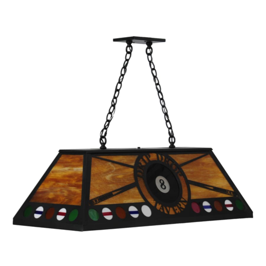Personalized 9-Light 39" Wide Billiard Linear Pendant