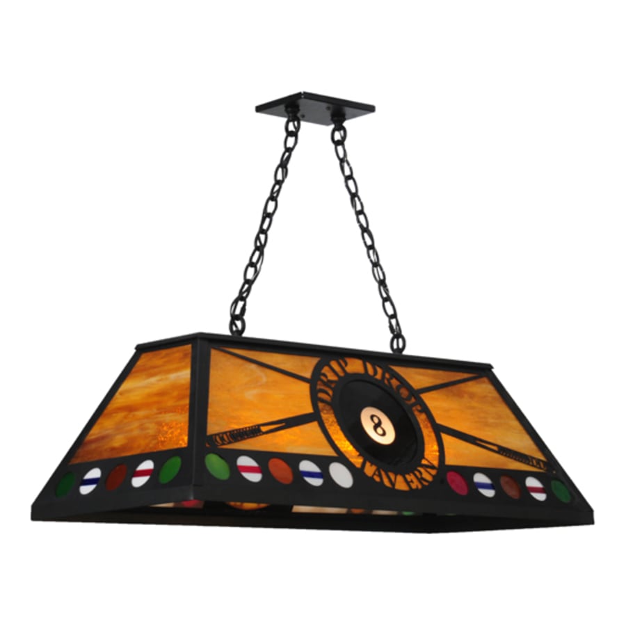 Personalized 9-Light 39" Wide Billiard Linear Pendant