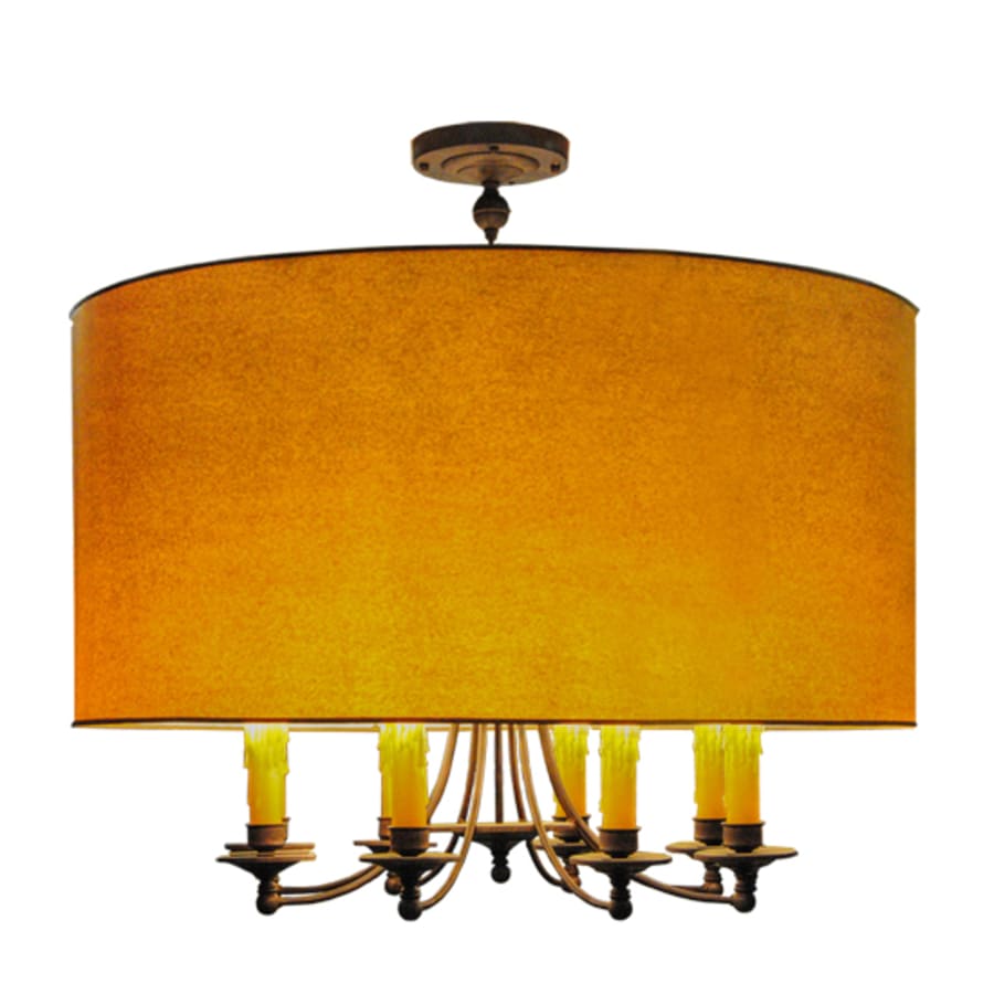 Muirfield 8-Light 42" Wide Taper Candle Pendant