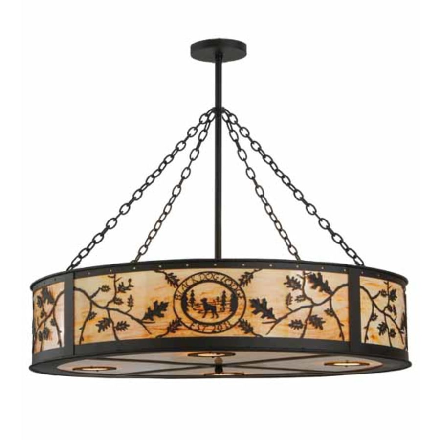 Personalized 6-Light 45" Wide Suspension Pendant