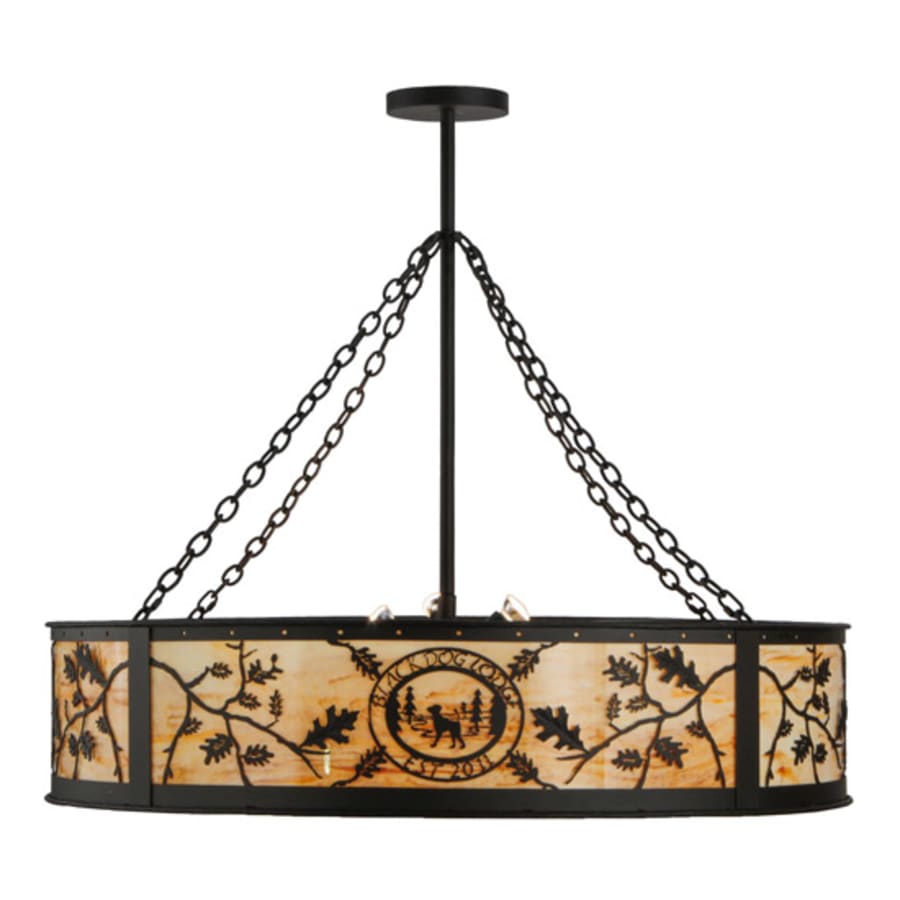 Personalized 6-Light 45" Wide Suspension Pendant