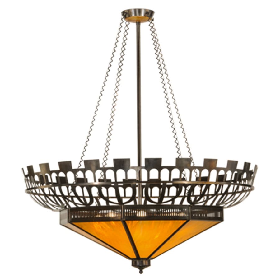 Davis Street 12-Light 55" Wide Pendant