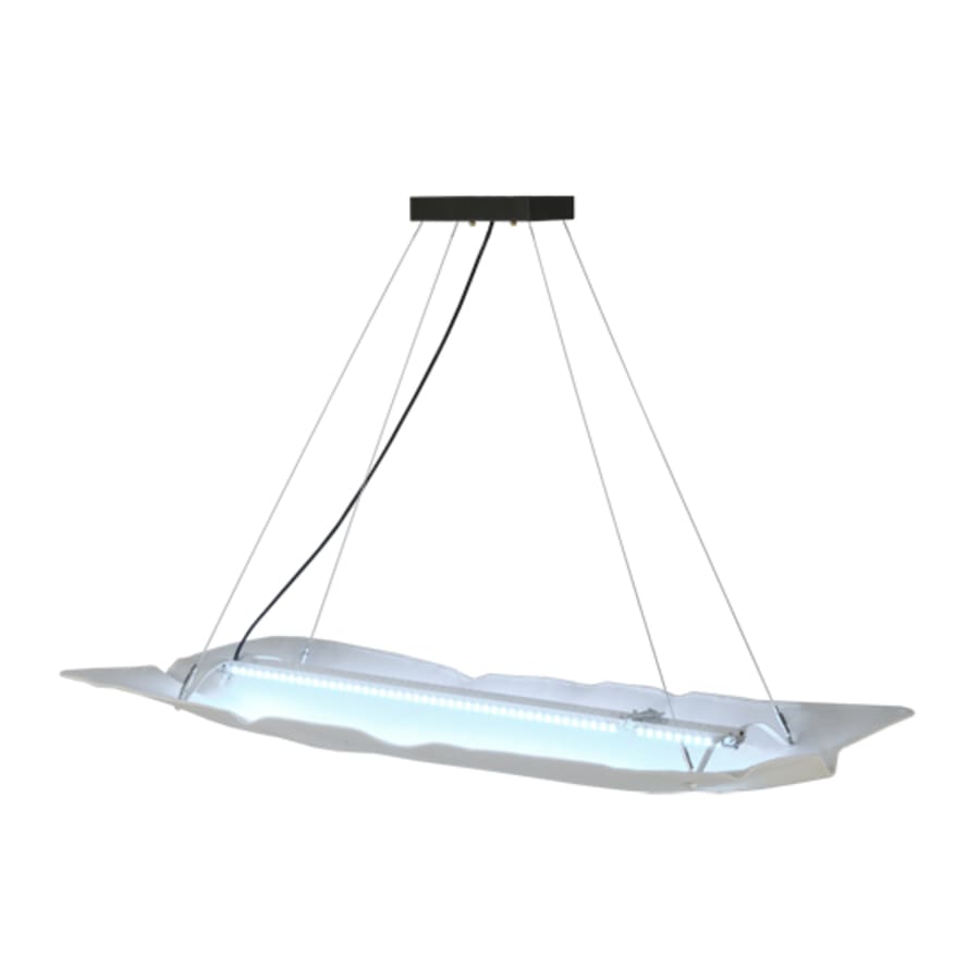 Linne 36" Wide Abstract Linear Pendant