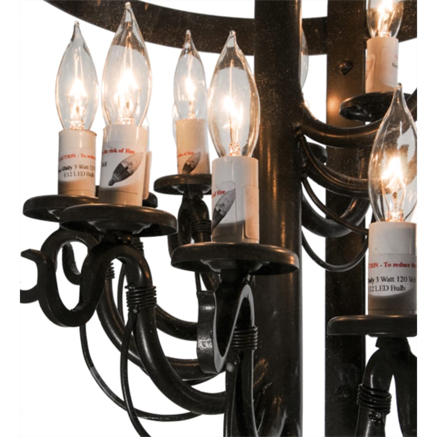 Cilindro 11-Light 15" Wide Taper Candle Pendant