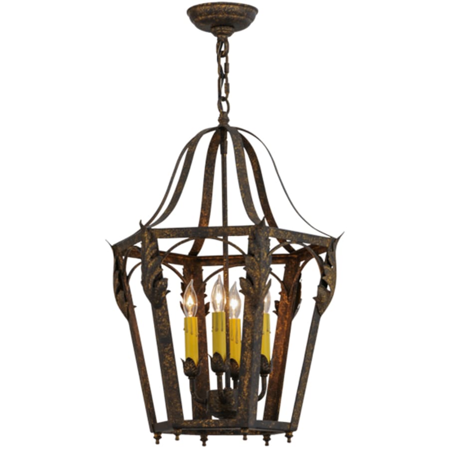 Acacia 4-Light 17" Wide Taper Candle Pendant