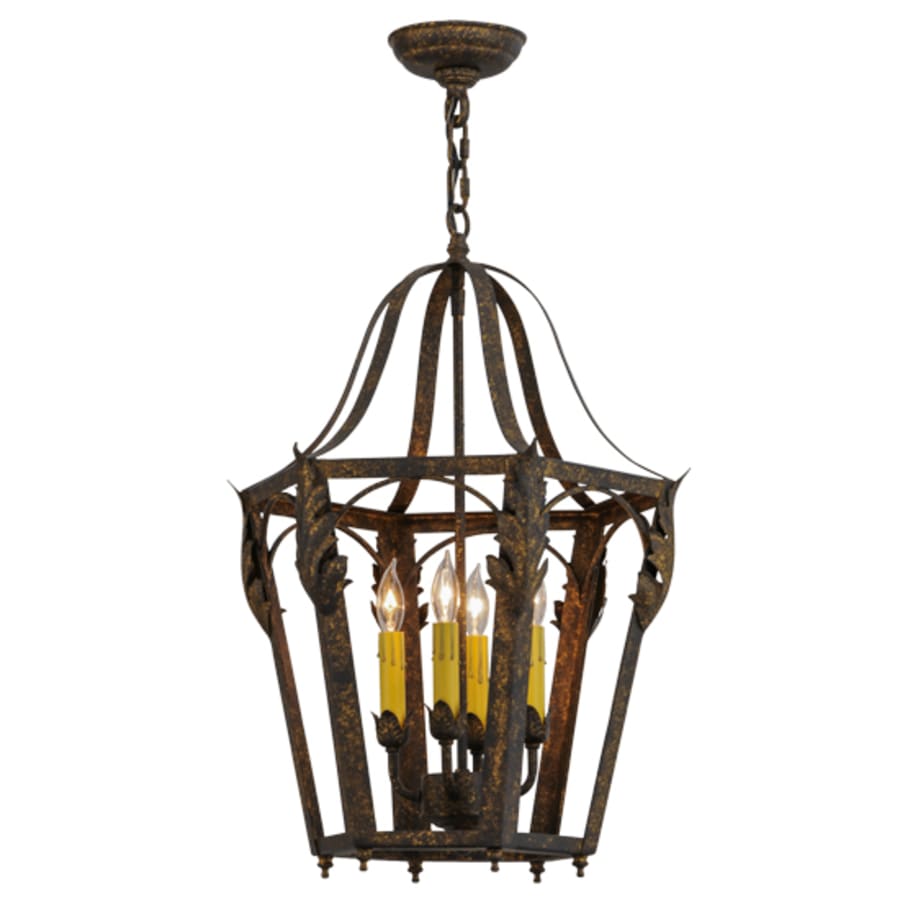 Acacia 4-Light 17" Wide Taper Candle Pendant