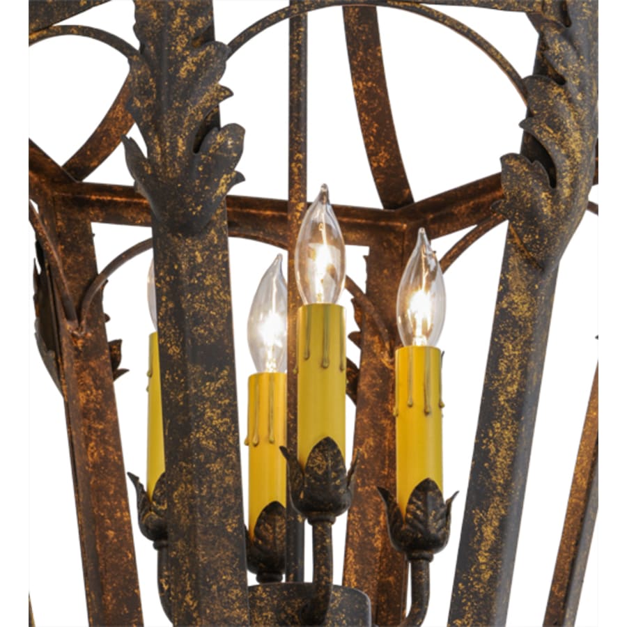 Acacia 4-Light 17" Wide Taper Candle Pendant