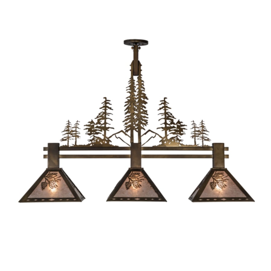 Tall Pines 3-Light 45" Wide Linear Pendant