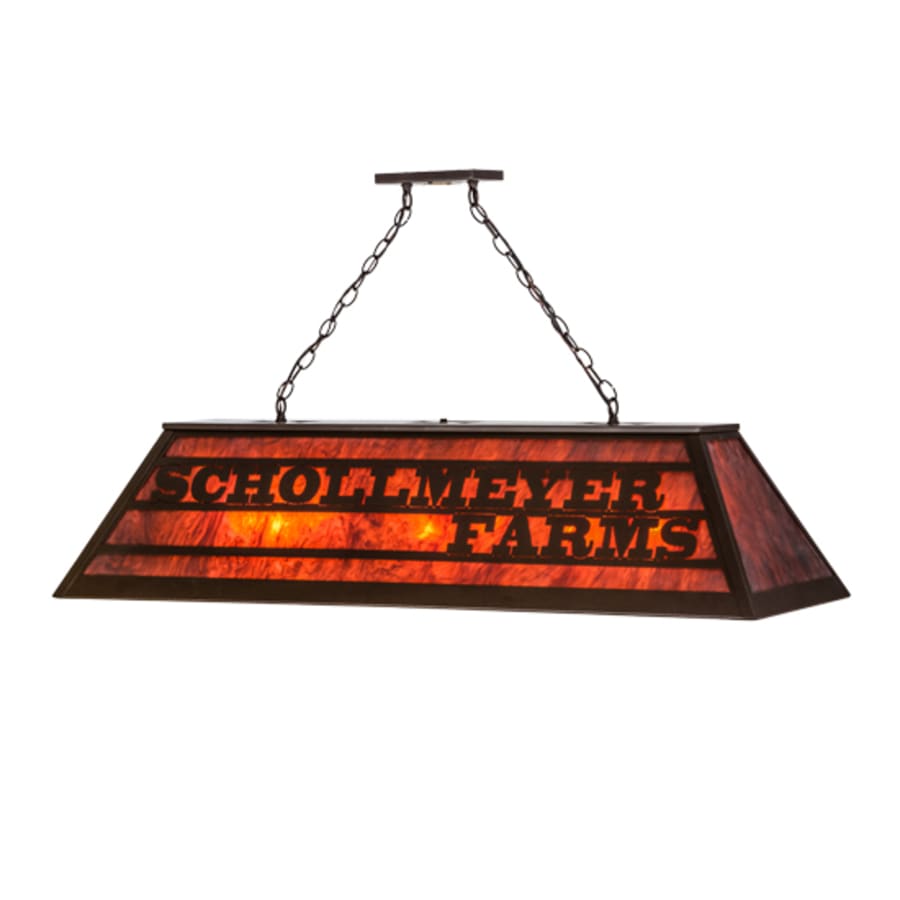 Personalized 9-Light 48" Wide Linear Pendant