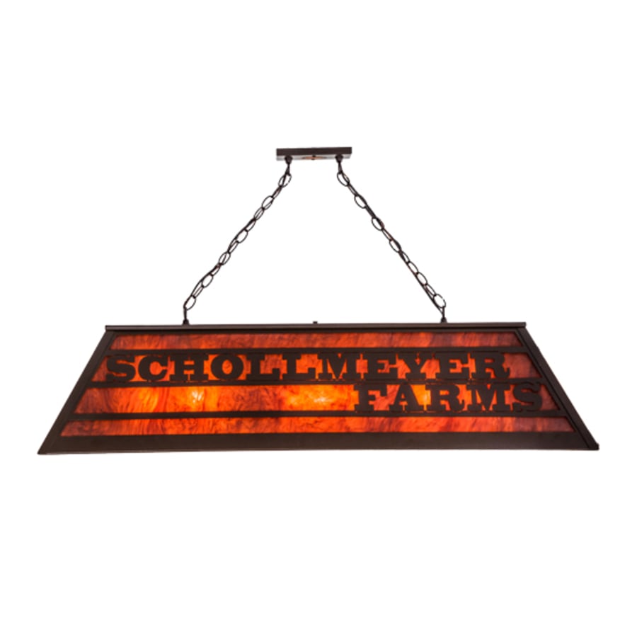 Personalized 9-Light 48" Wide Linear Pendant